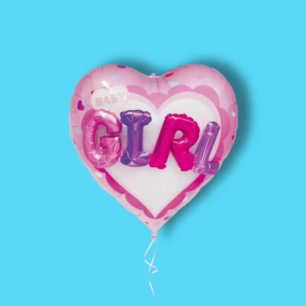 Baby Girl Helium Balloon 0131